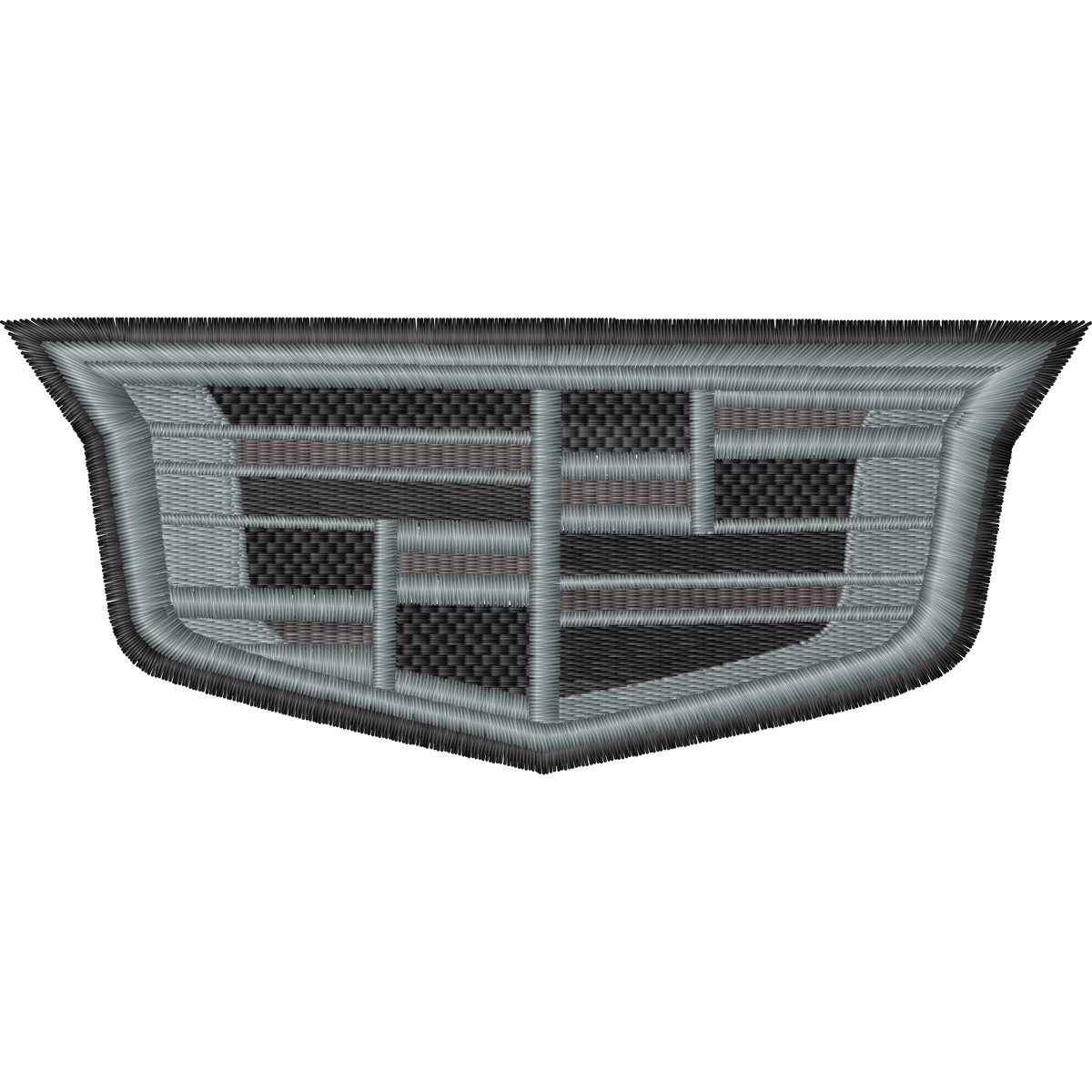 Cadillac Crest machine embroidery stitch preview