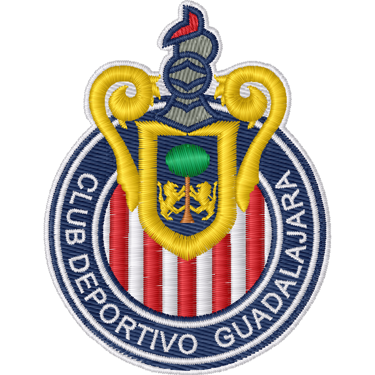 Chivas Crest machine embroidery stitch preview