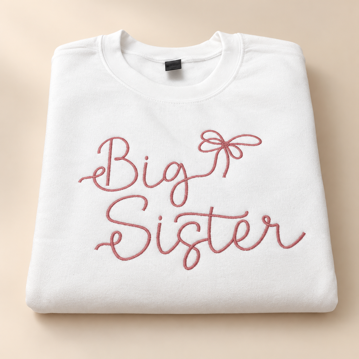 Custom embroidered sweatshirt from the Studio Pro Apparel portfolio