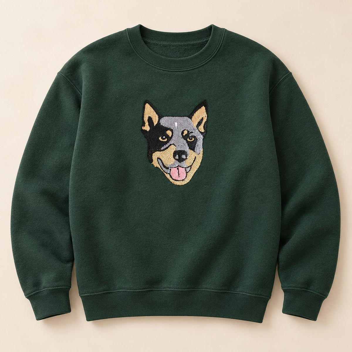 Personalized embroidered gifts – custom pet portrait sweatshirt