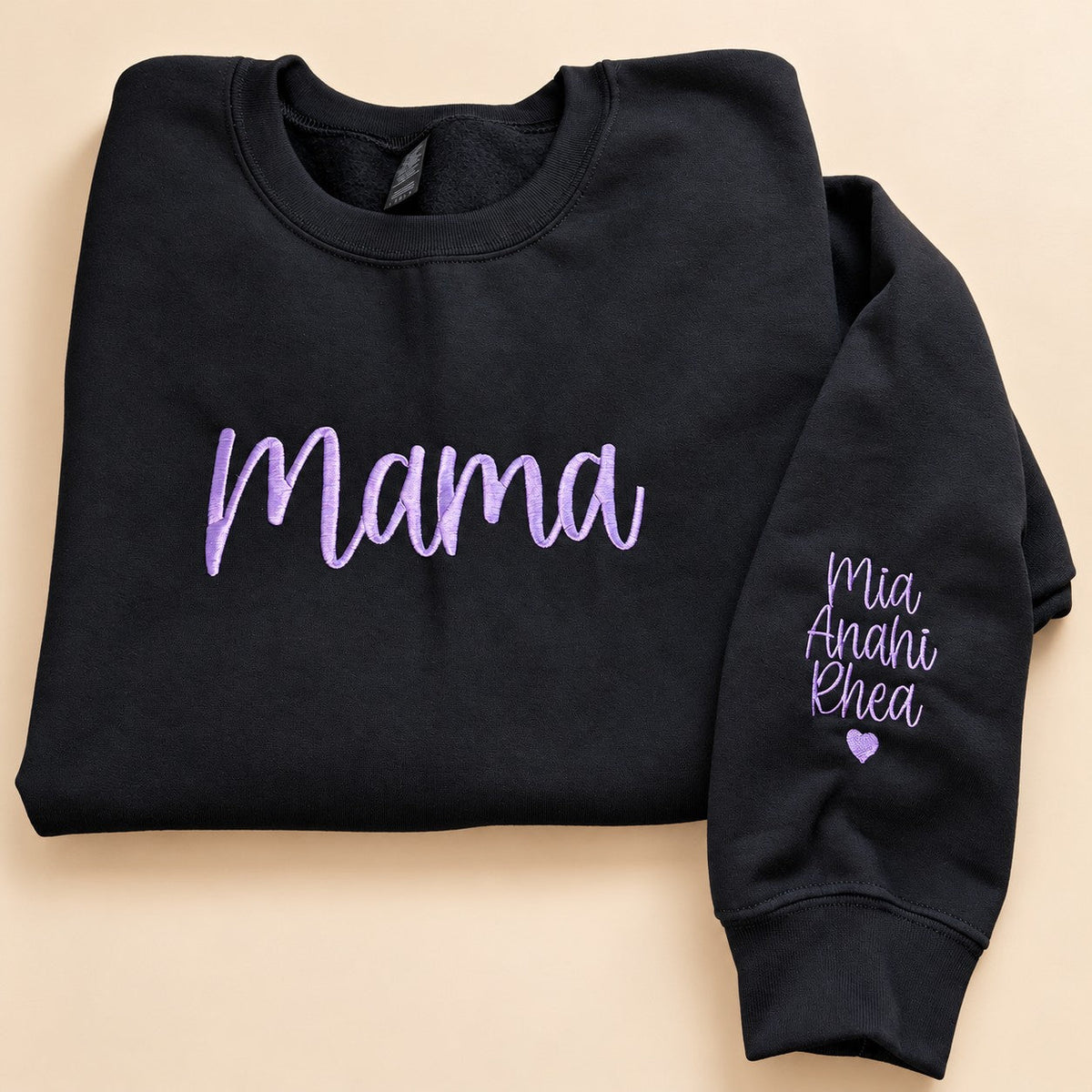 Mama Script embroidered apparel — Mama & Family