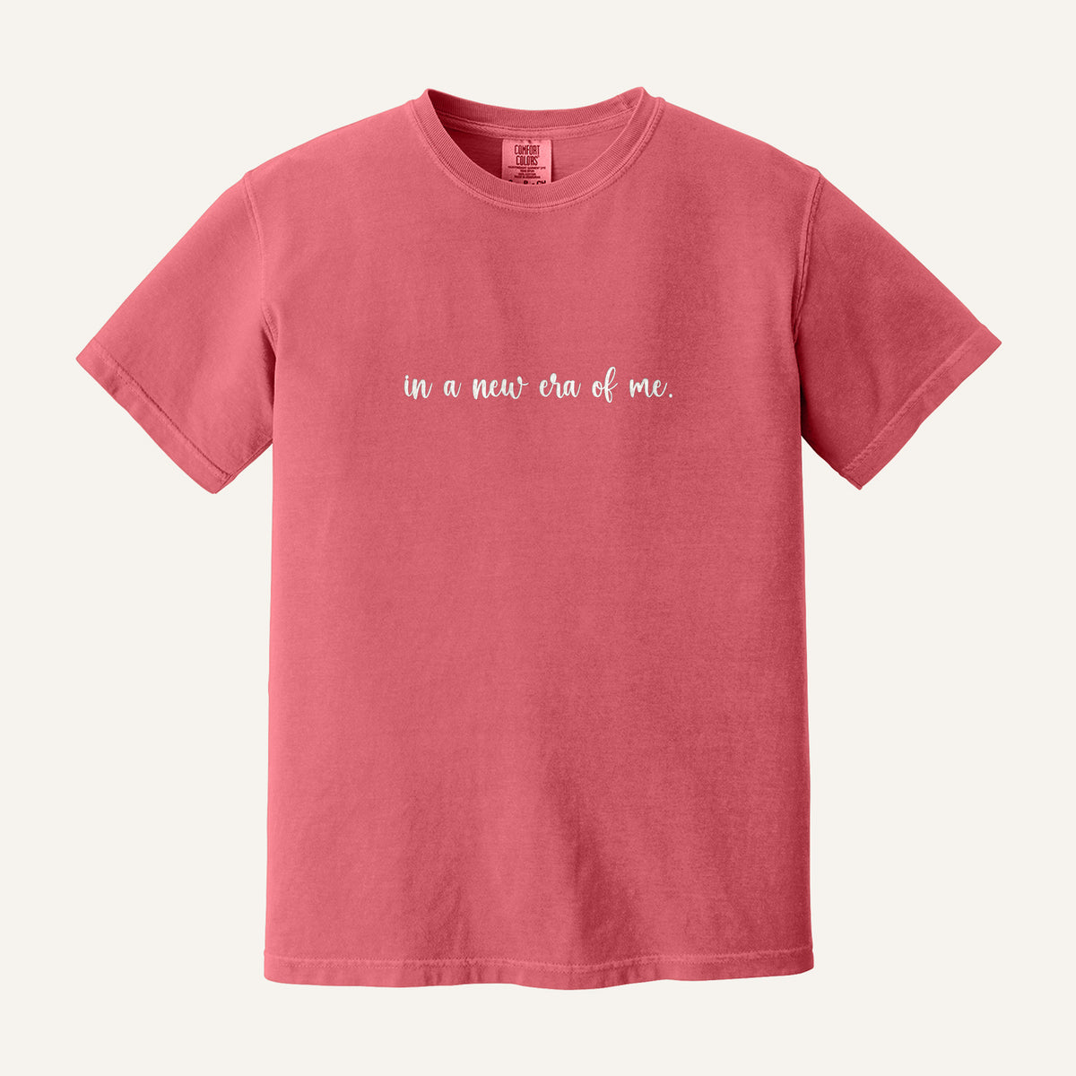 In a New Era of Me Embroidered Sweatshirt – Comfort Colors Tee in Watermelon