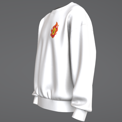 Rengoku Sword Hilt Embroidered Sweatshirt – Demon Slayer Anime Crewneck