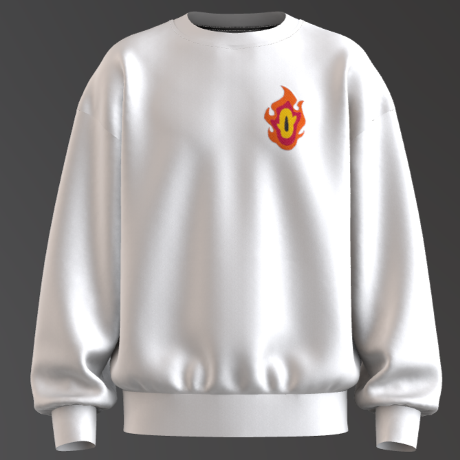 Rengoku Sword Hilt Embroidered Sweatshirt – Demon Slayer Anime Crewneck