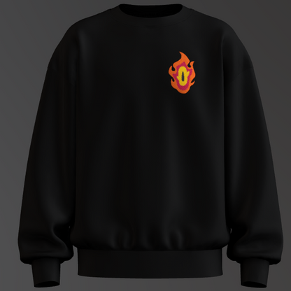 Rengoku Sword Hilt Embroidered Sweatshirt – Demon Slayer Anime Crewneck