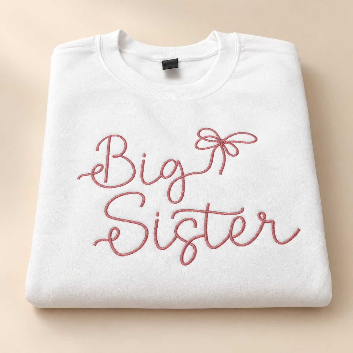 Big Sister Embroidered Sweatshirt