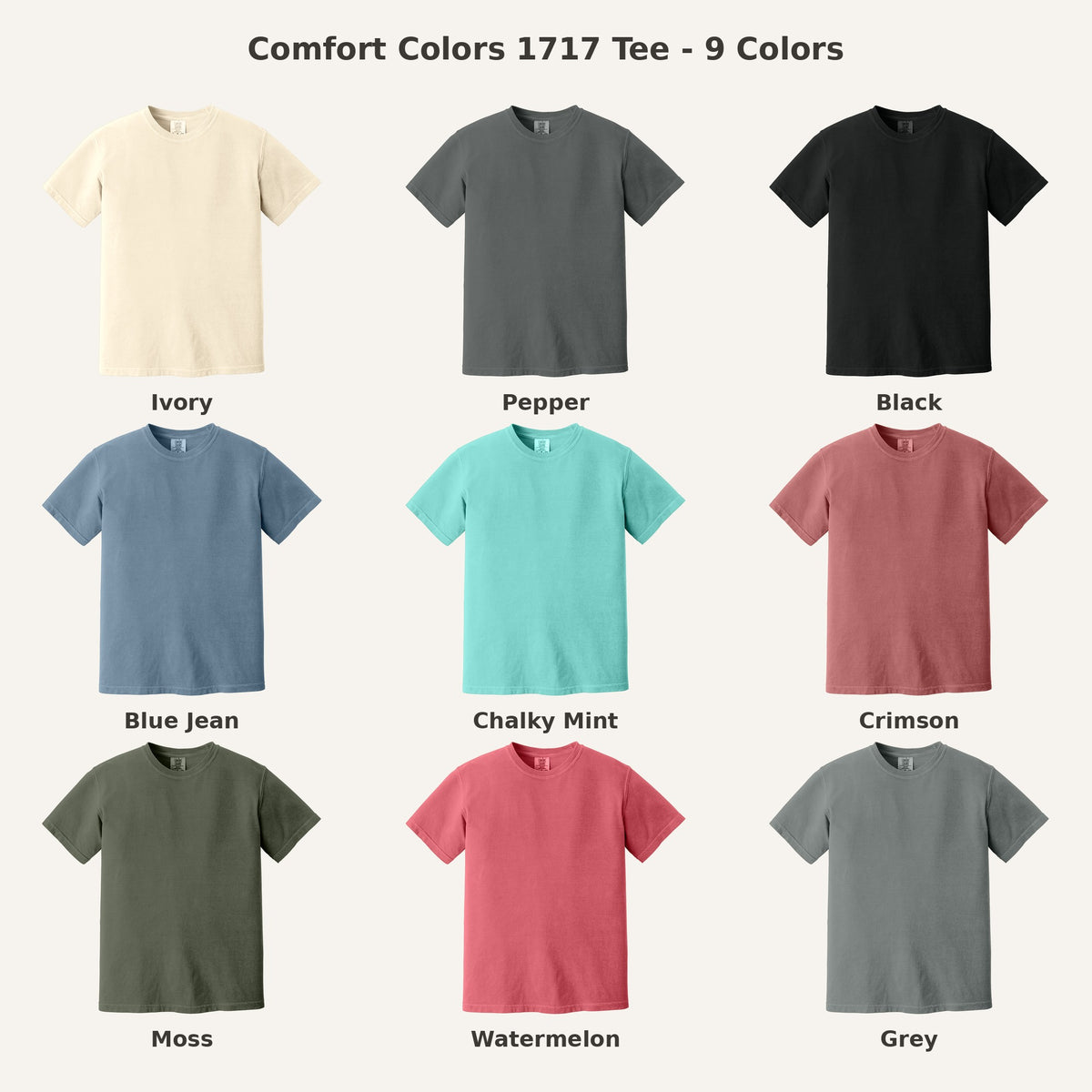 In My Self Love Era Embroidered Sweatshirt – color chart