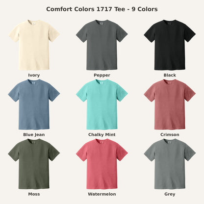 Nana Script Embroidered Sweatshirt – color chart