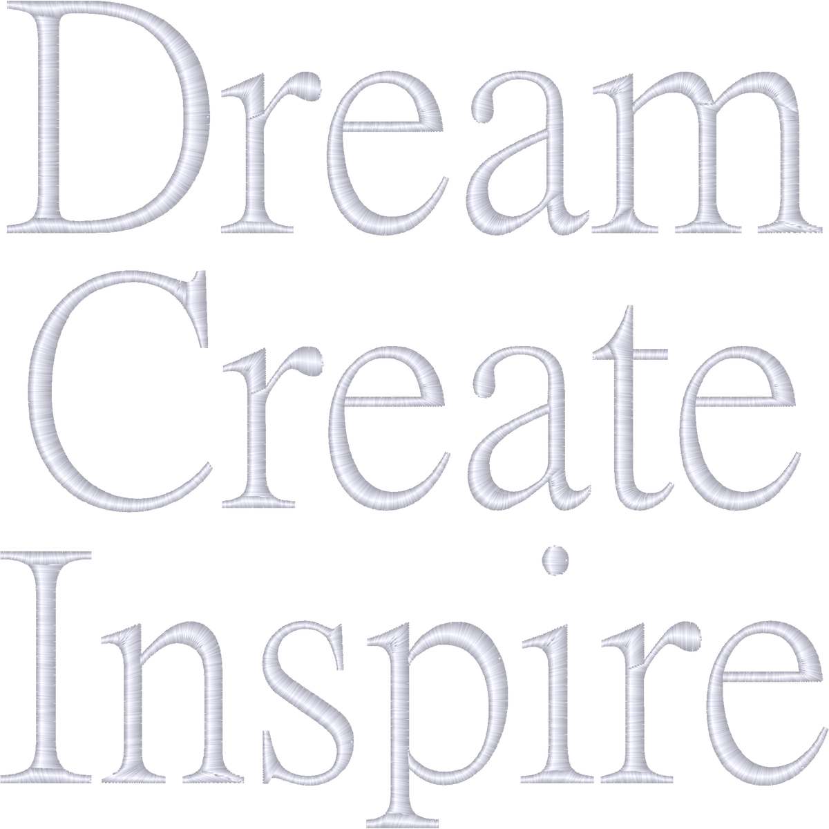 Dream Create Inspire machine embroidery stitch preview