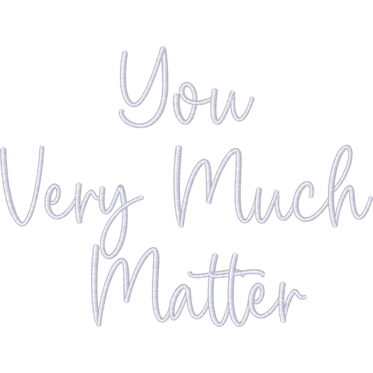 You Very Much Matter machine embroidery stitch preview