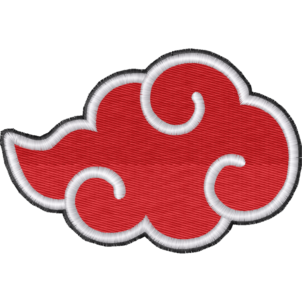 Akatsuki Red Cloud machine embroidery stitch preview