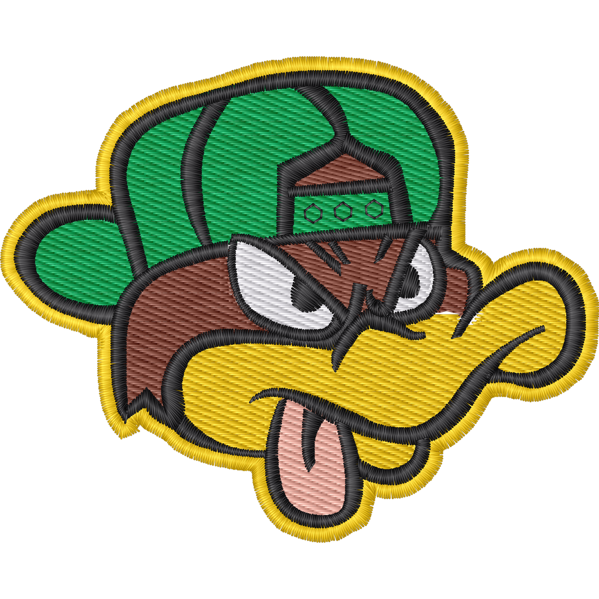 Duck Nasty machine embroidery stitch preview
