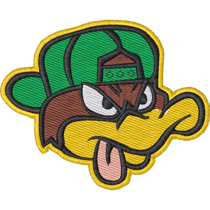 Duck Nasty machine embroidery stitch preview