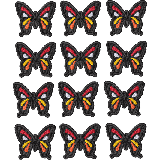 Butterfly Earring Multiples machine embroidery stitch preview