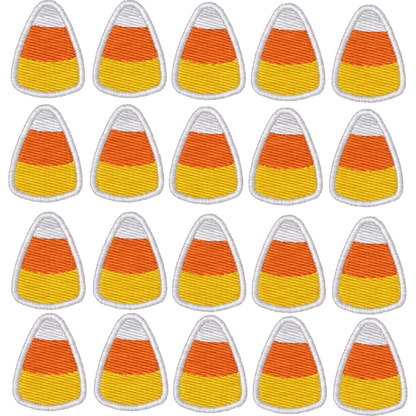 Candy Corn Earring Multiples machine embroidery stitch preview