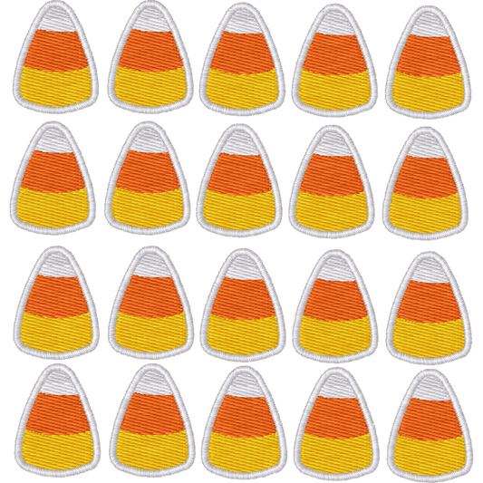 Candy Corn Earring Multiples machine embroidery stitch preview