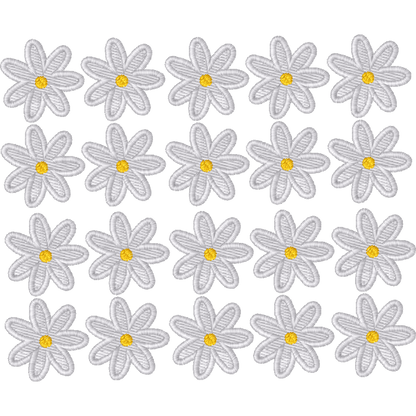 Daisy Earring Multiples machine embroidery stitch preview