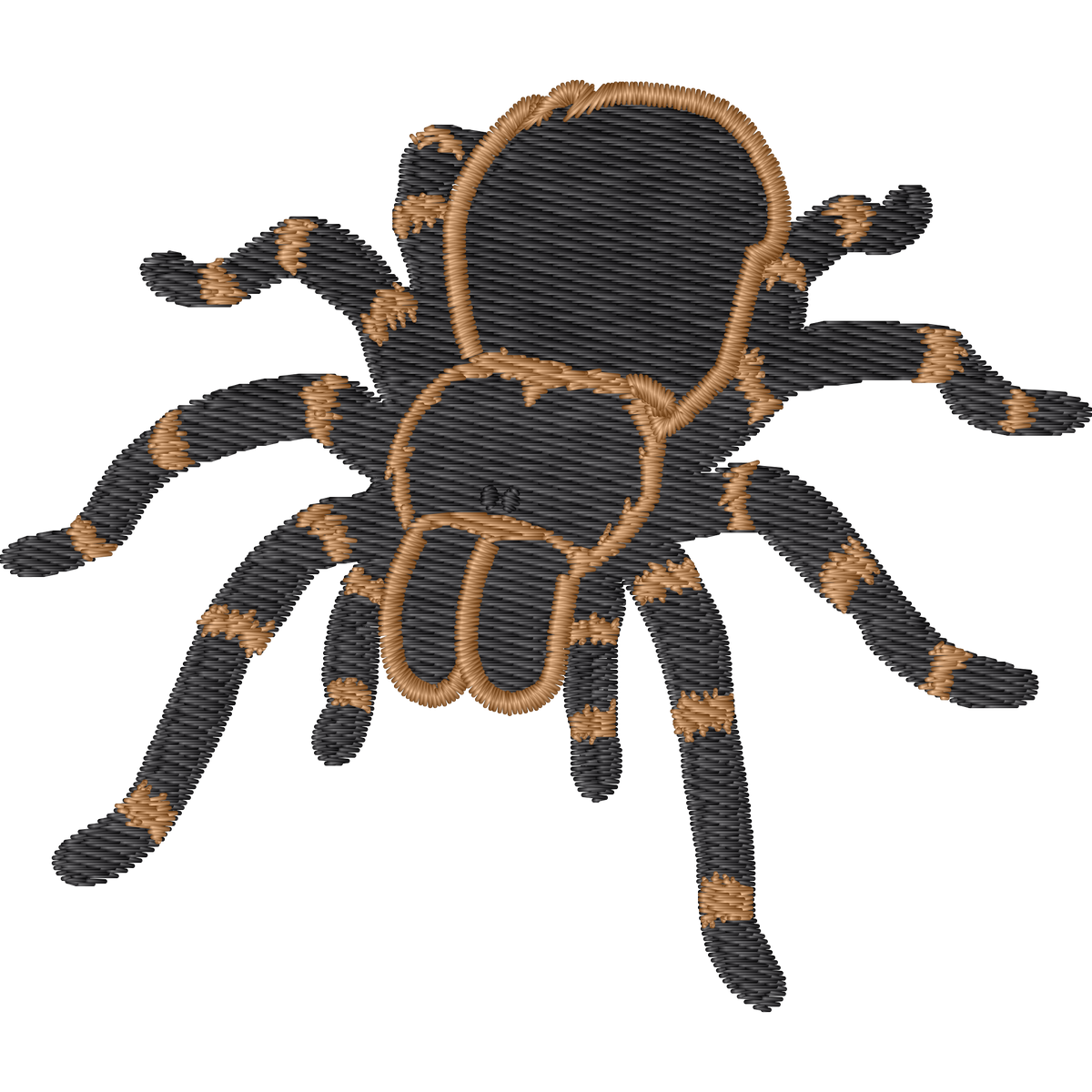 Tarantula machine embroidery stitch preview