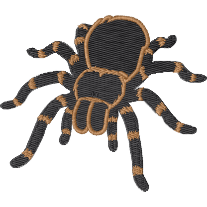 Tarantula machine embroidery stitch preview