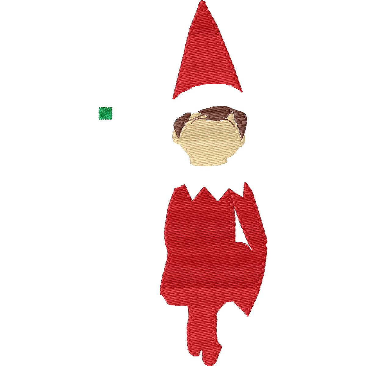 Elf on the Shelf machine embroidery stitch preview