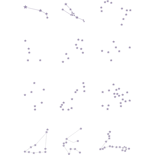Zodiac Constellations machine embroidery stitch preview