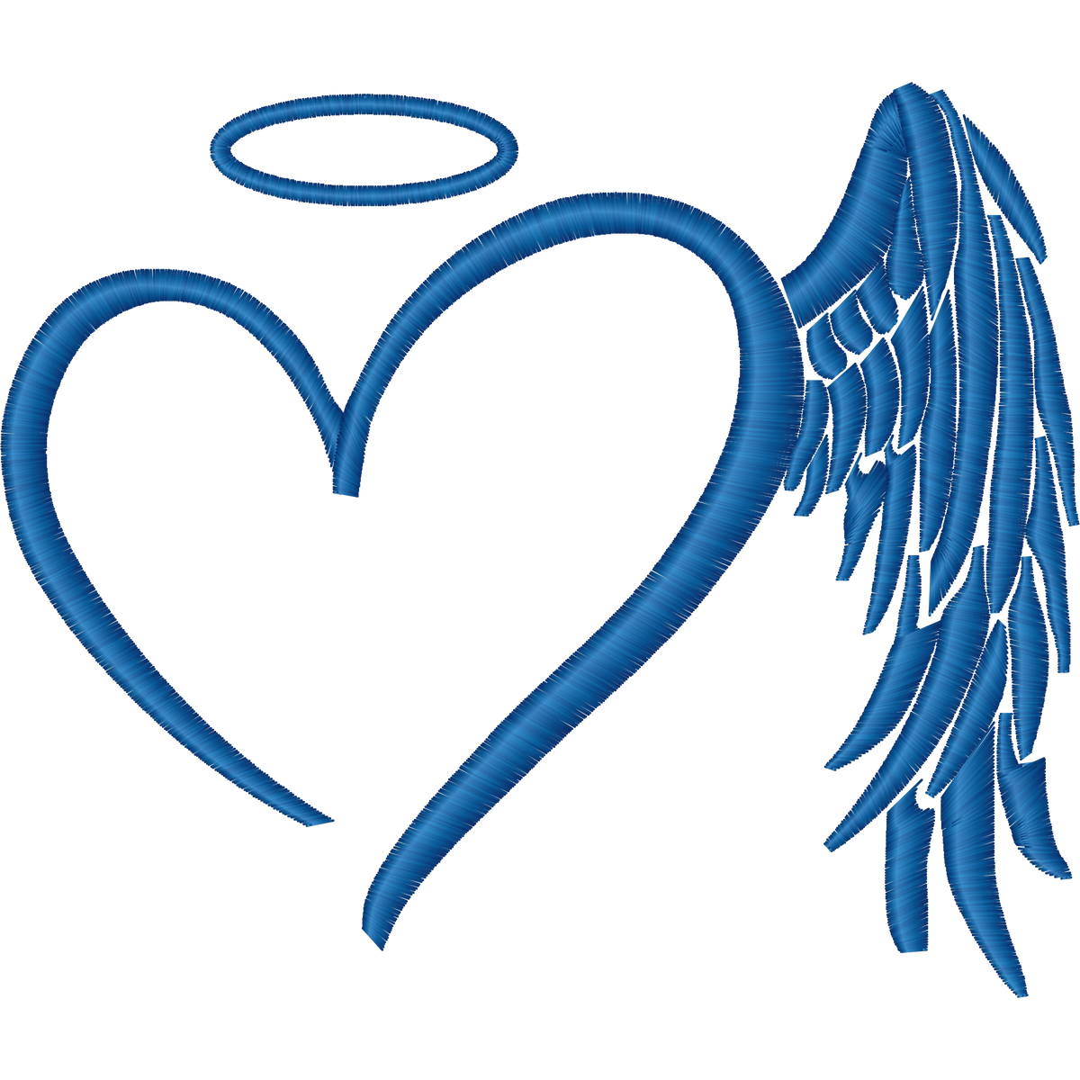 Loved Beyond Words Missed Beyond Measure Memorial machine embroidery stitch preview