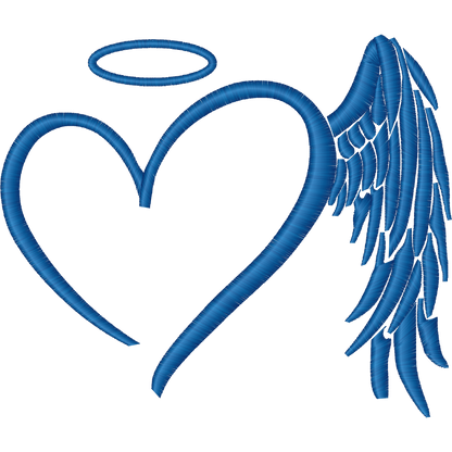 Loved Beyond Words Missed Beyond Measure Memorial machine embroidery stitch preview