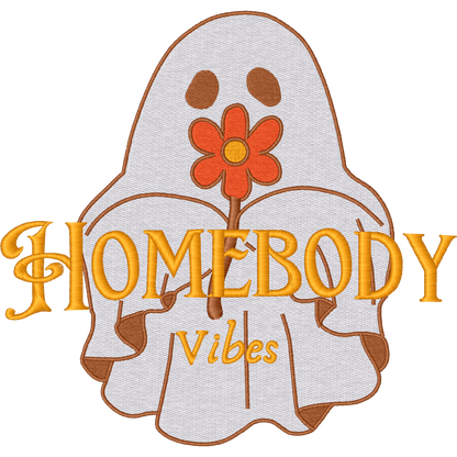 Homebody Vibes Ghost machine embroidery stitch preview