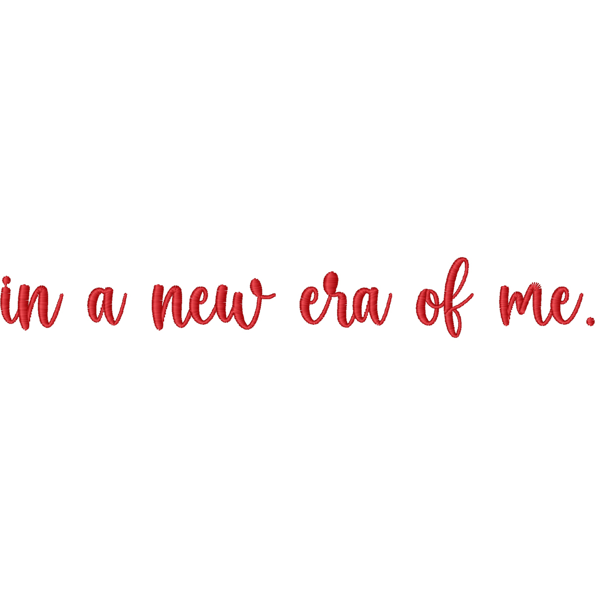 In a New Era of Me machine embroidery stitch preview