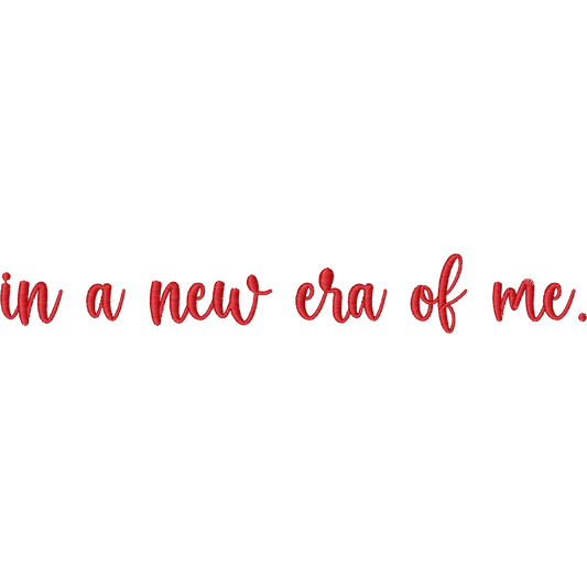 In a New Era of Me machine embroidery stitch preview
