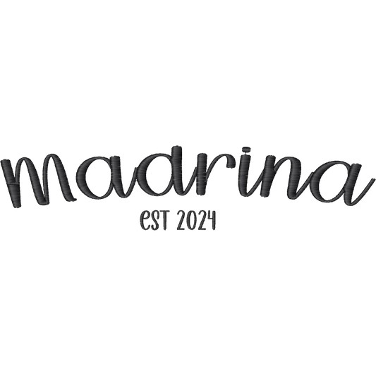 Madrina Est 2024 machine embroidery stitch preview