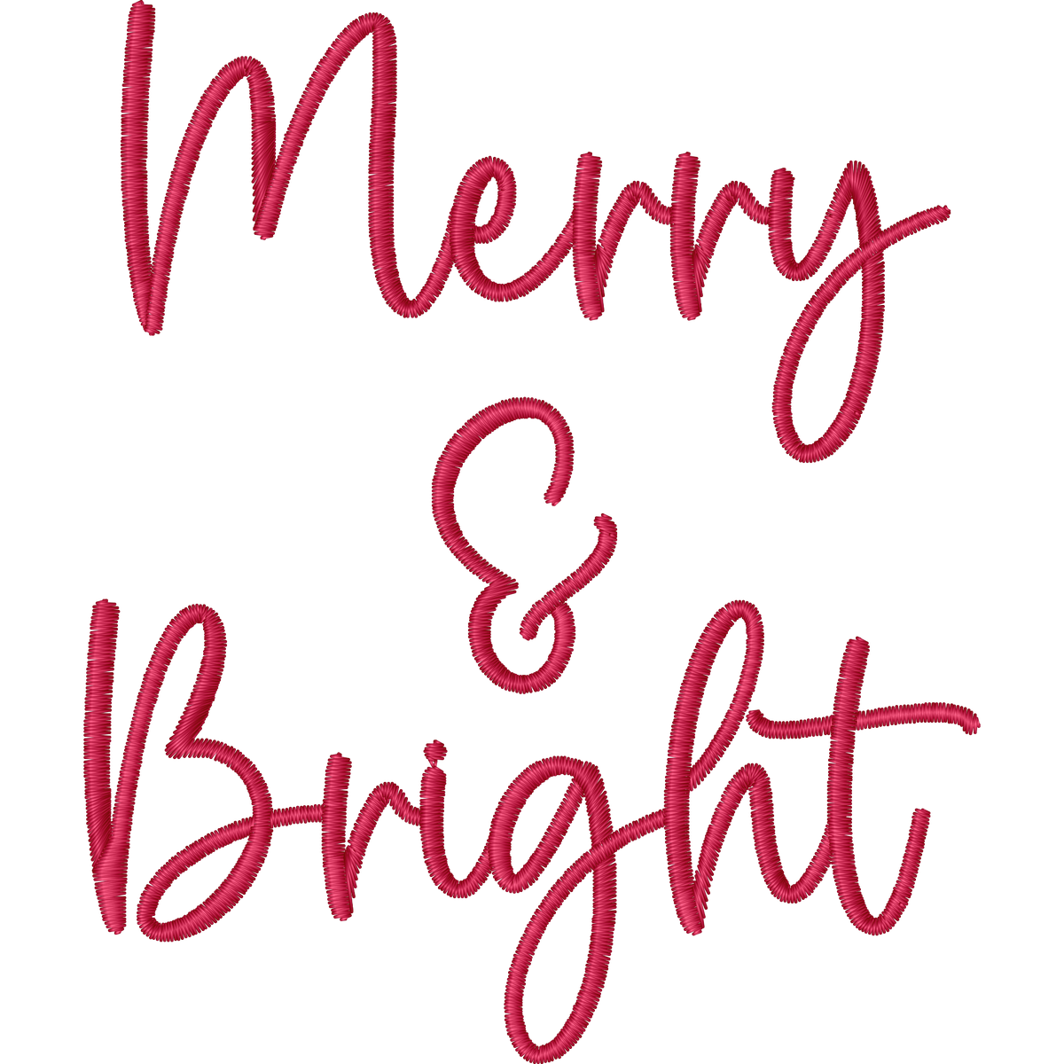 Merry and Bright machine embroidery stitch preview