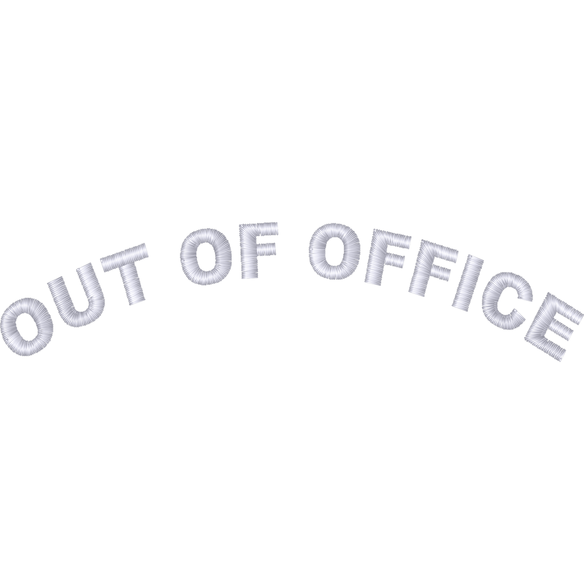 Out of Office Lettering machine embroidery stitch preview