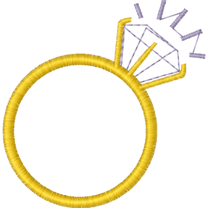Ring Design machine embroidery stitch preview