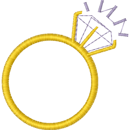 Ring Design machine embroidery stitch preview