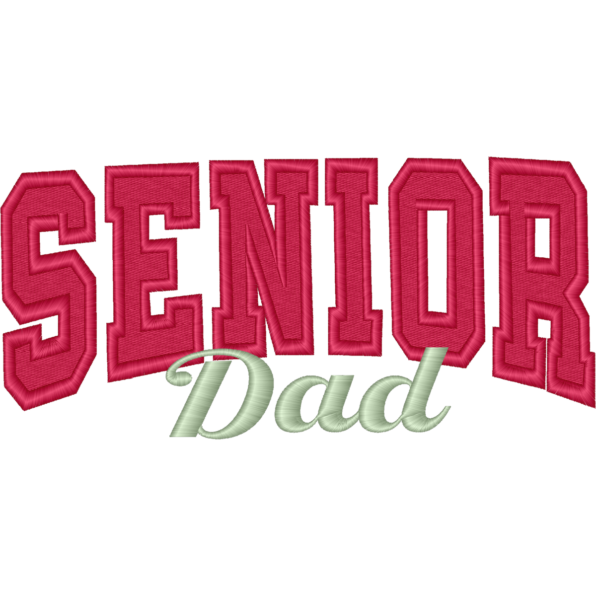 Senior Dad machine embroidery stitch preview