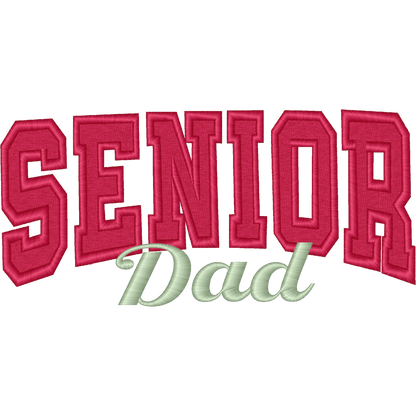 Senior Dad machine embroidery stitch preview