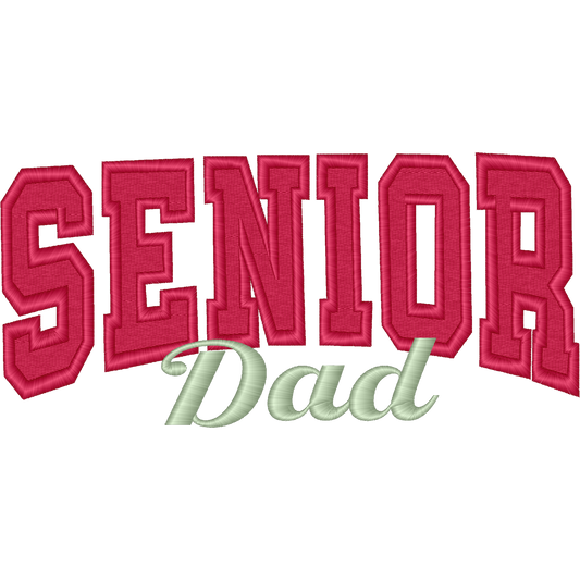 Senior Dad machine embroidery stitch preview