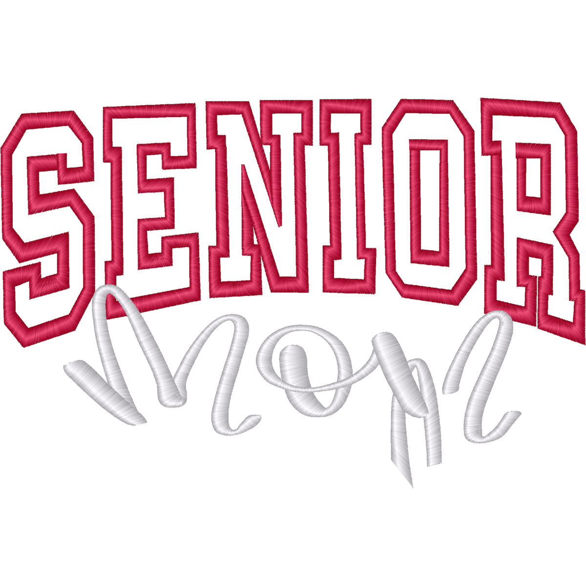 Senior Mom machine embroidery stitch preview
