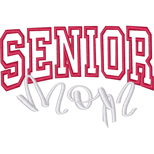 Senior Mom machine embroidery stitch preview