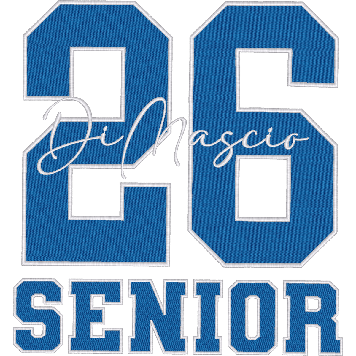 Senior 26 machine embroidery stitch preview