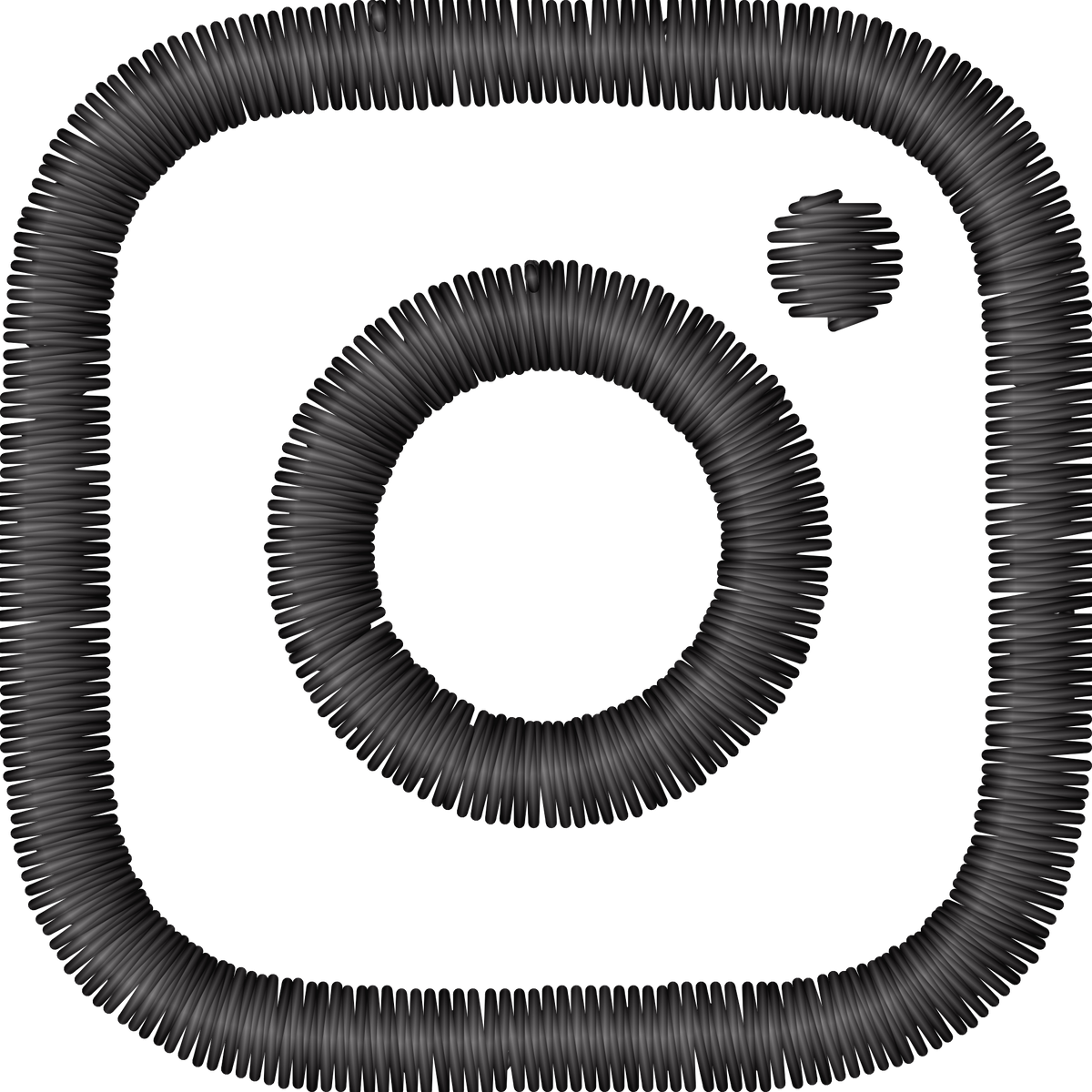 Instagram Logo machine embroidery stitch preview