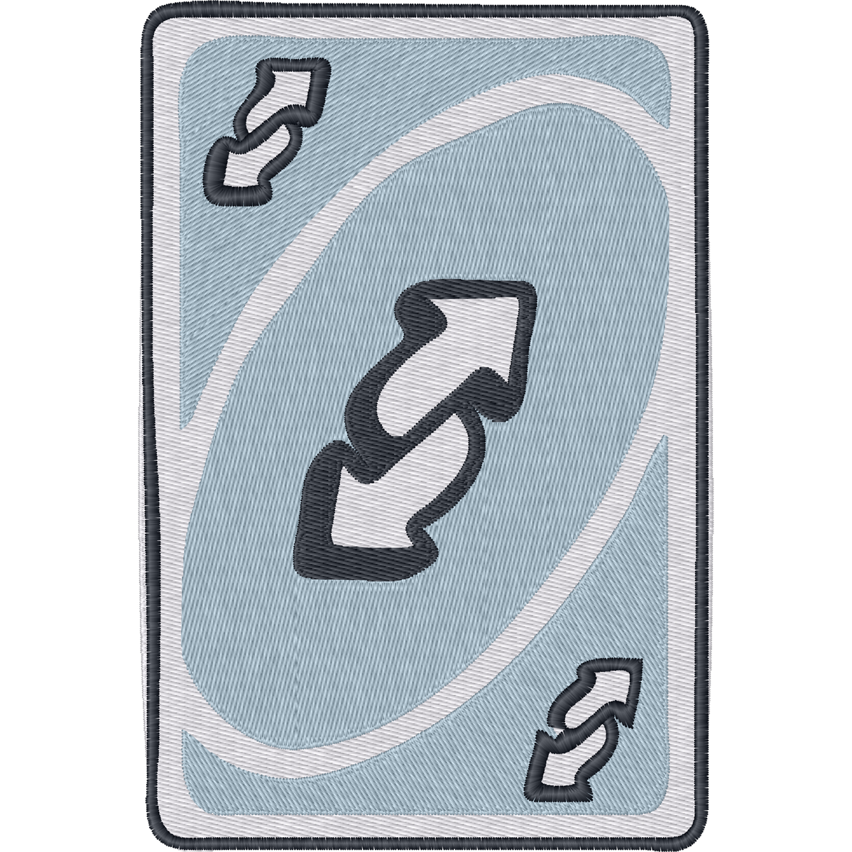 UNO Reverse Card machine embroidery stitch preview