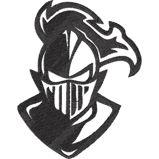 Knight Helmet machine embroidery stitch preview