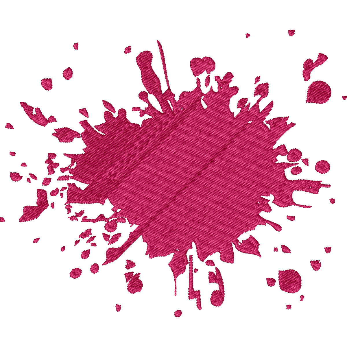 Red Blood Splatter machine embroidery stitch preview