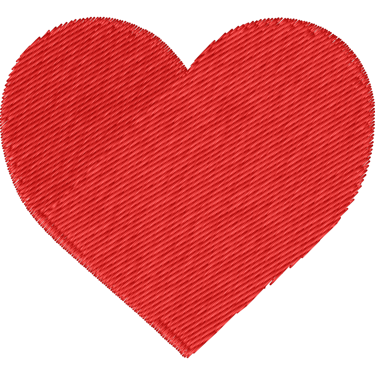 Red Hearts machine embroidery stitch preview