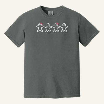 Gingerbread Cookies Embroidered Sweatshirt – Comfort Colors Tee in Pepper