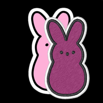 Pastel Marshmallow Bunny Machine Embroidery Design