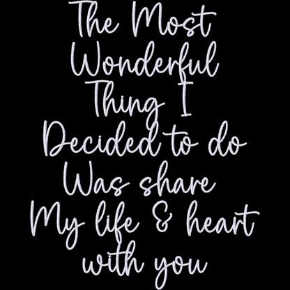 Valentine Love Quote Machine Embroidery Design