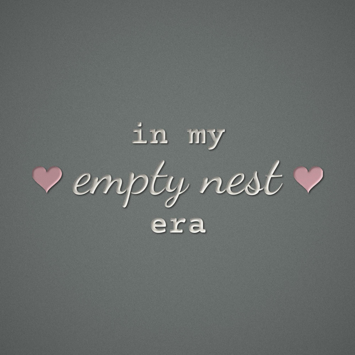 In My Empty Nest Era Embroidered Sweatshirt – embroidery close-up